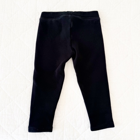 3 Years GAP Kids Black Leggings Fleece Lined - Picture 3 of 3